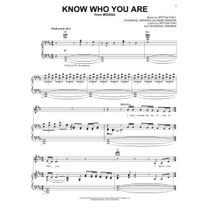 Know Who You Are (from Moana)